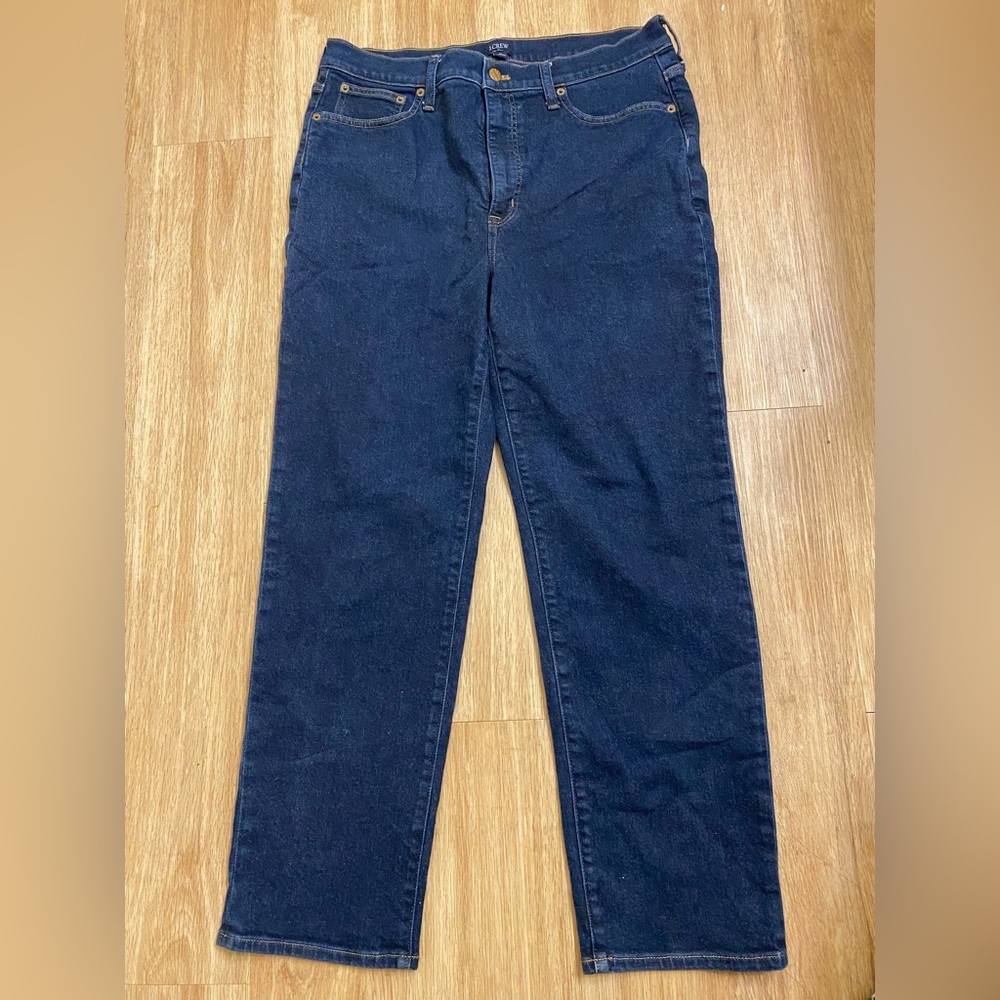 J. Crew Women's Dark Blue stovepipe Jeans